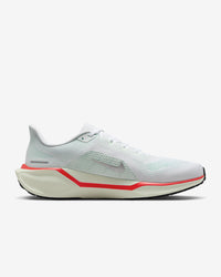 Nike Air Zoom Pegasus 41 - White/Barely Green/Bright Crimson/Metallic Silver / 5.5